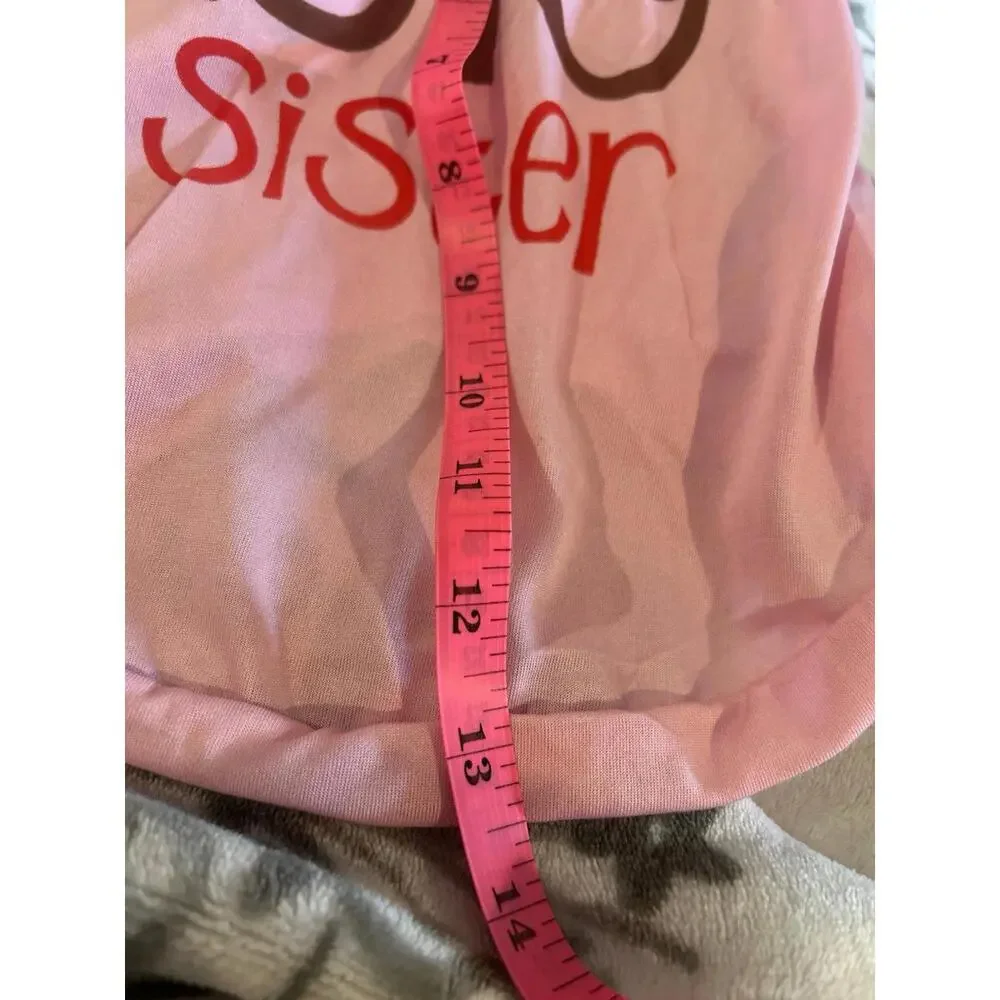 B12 size large for small dog or cat shirt top pink